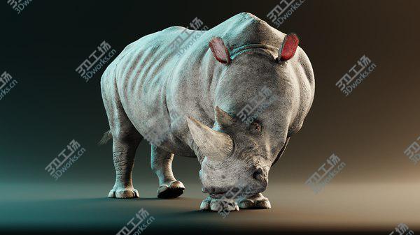 images/goods_img/20210312/3D White Rhinoceros Rigged model/3.jpg